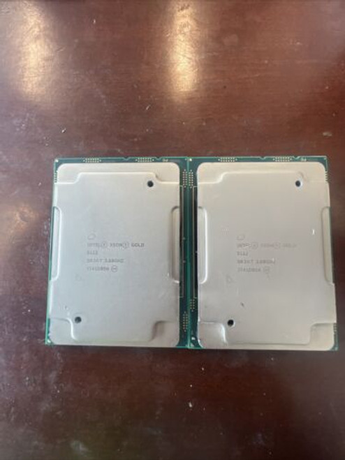Matched Pair Intel Xeon Gold 5122 3.60Ghz Quad Core Server Cpu J741D056 Sr3At