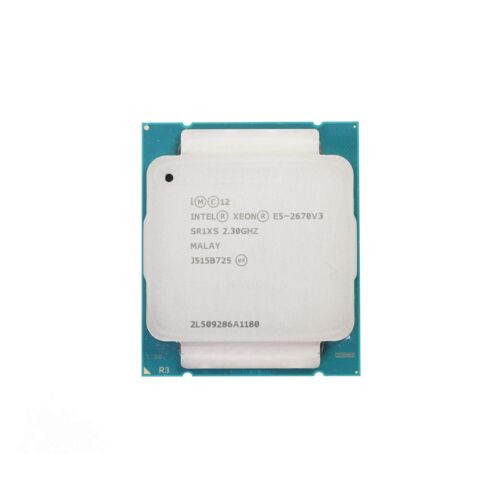 10X Intel Xeon E5-2670 V3 Cpu Processor 12 Core 2.30Ghz 30Mb L3 Cache 120W Sr1Xs