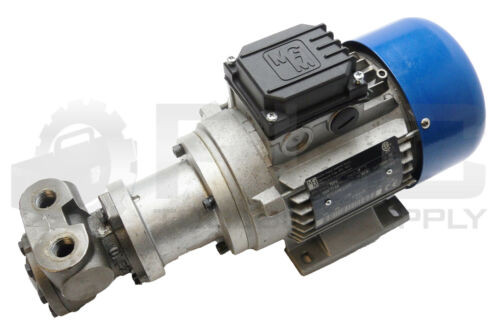 M.G.M Electric Motors Smx 71A4 3-Phase Motor 1680Rpm W/ Tuthill 000Lev-C-7 Pump