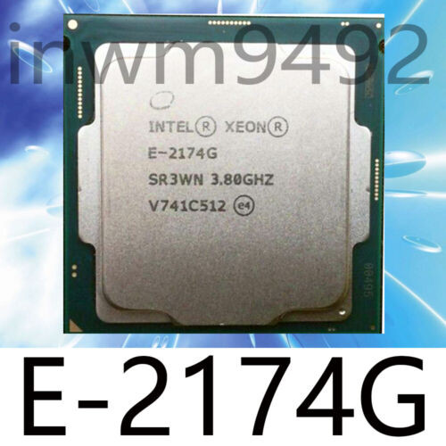 Intel Xeon E-2174G 3.8-4.7Ghz 4 Core 71W Lga 1151 14Nm Cpu Processor