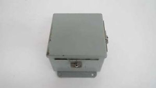 NEW HOFFMAN A606CHNF 6X6X4 IN STEEL WALL-MOUNT ELECTRICAL ENCLOSURE B469565