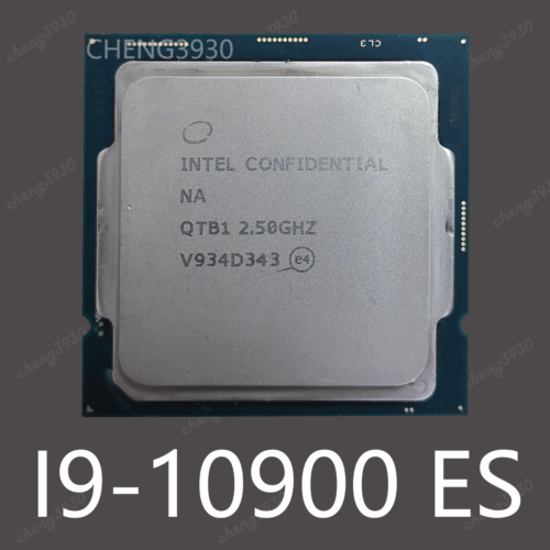 Intel Core I9-10900 Es Qtb1 2.5 Ghz 65W Lga 1200 Cpu Processor