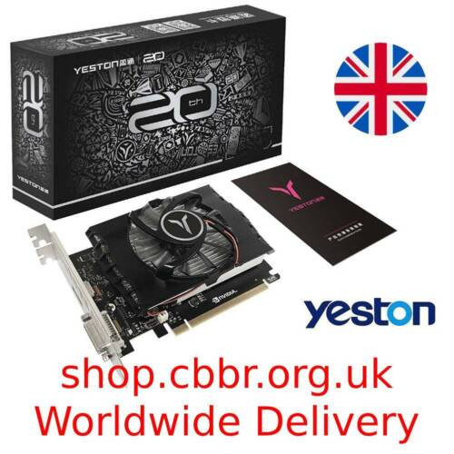 Yeston Gt1030 64-Bit 4Gb Ddr4 Graphics Card Gp108 Pci Express 3.0 X4 Dvi-D Gamin