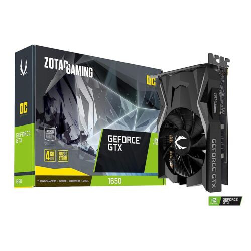 Zotac Gaming Geforce Gtx 1650 Oc 4Gb Gddr6 128-Bit Gaming Graphics Card, Super