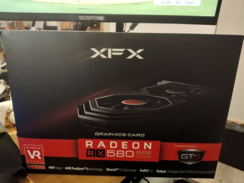 Xfx Amd Radeon Rx 580 8Gb Gddr5 Gts 3Dp 1 Hdmi Graphics Card