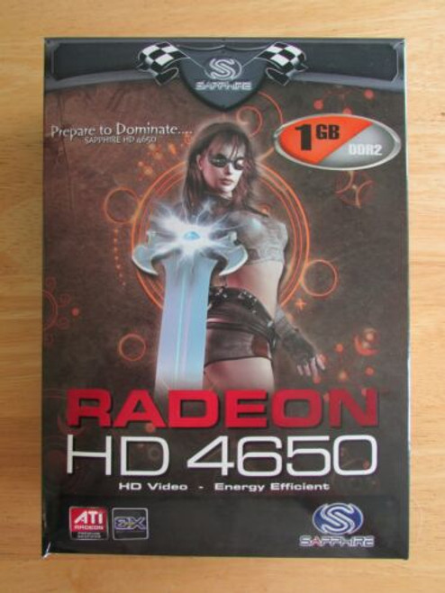 Radeon Hd 4650 Agp Box By Sapphire Ati 1Gb Ddr2 Dvi Graphics Card-Nice!