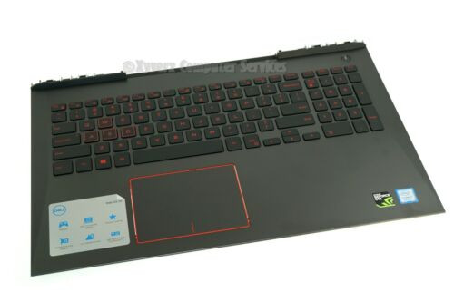 T7V30 3R0Jr Genuine Dell Top Cover W Keyboard Bl G5 5587 P72F (Grd B)(Fe25-Bf14)