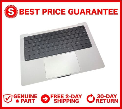 Apple Macbook Pro 14" A2442 Top Case Keyboard Palmrest Battery Touchpad Silver