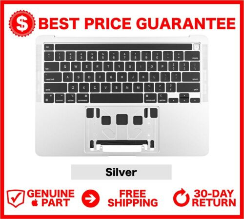 Macbook Pro 13" M1 2020 A2338 Emc 3578 Silver Top Case Palmrest Keyboard Battery