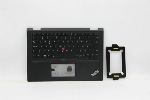 Lenovo Yoga X13 Gen 1 Palmrest Cover Keyboard Swedish/Finnish Black 5M10Y85803