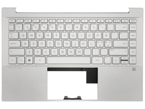 Hp Pavilion 14-Dv Palmrest Touchpad Cover Keyboard Nordic Silver M75246-Dh1