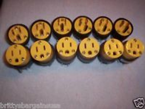 140 Electrical Plugs 70 Male 70 Female 15 Amp 125V 3 Prong New