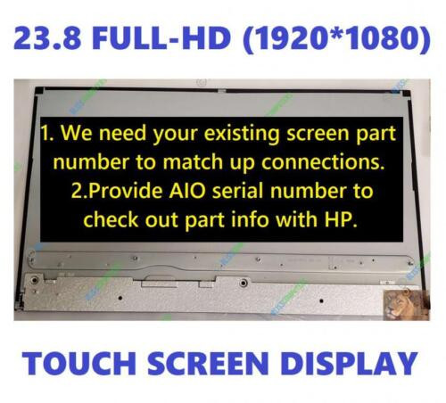Hp L17303-273 Lcd Touch Screen Panel Replacement 23.8" Fhd