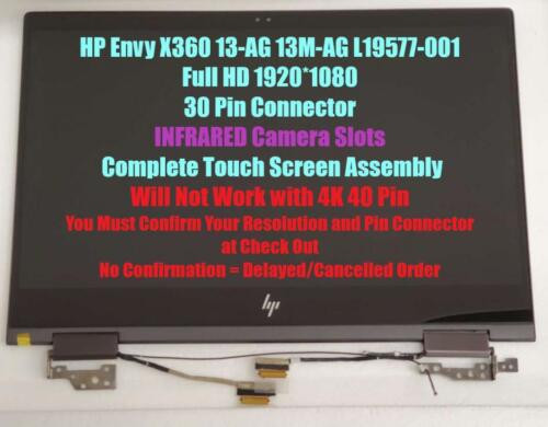 Hp Envy X360 13-Ag 13M-Ag Lcd Led Display Touch Screen Panel Complete Assembly