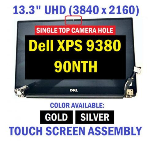 13.3" Dell Xps 13 7390 Uhd 4K 3840X2160 Lcd Touch Screen Assembly Complete White