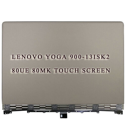 For Lenovo Yoga 900-13Isk2 13.3" Qhd Ips Lcd Full Touch Digitizer Assembly Gold