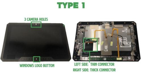 Genuine Dell Latitude 7212 Rugged 11.6" Touch Screen Assembly Fhd 2X45C Tested