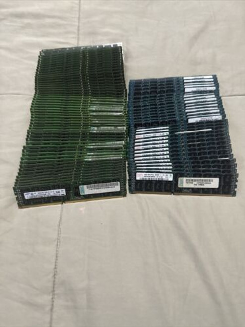 Server Memory Lot Assorted  (81X16Gb) Ddr3 Pc3L-8500R   Ram