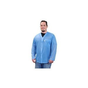 Duratool 21-14045 Static Control Button-Up Smock Jacket-Small