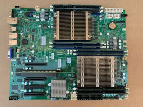 Supermicro X9Drl-If Motherboard W/2-E5-2630V2 Cpus/128Gb Memory