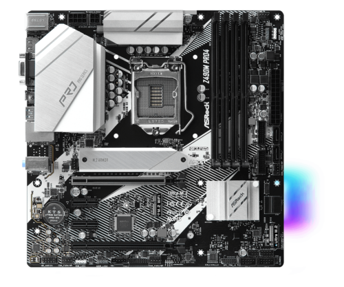 Asrock Z490M Pro4 Motherboard Intel Z490 Lga 1200 Ddr4 Micro Atx M.2 Hdmi Core