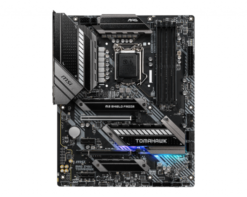 Msi Mag Z490 Tomahawk Motherboard Intel Z490 Lga 1200 Ddr4 M.2 Atx Usb 3.2 Core