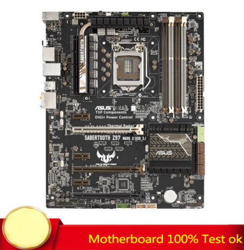 For Asus Sabertooth Z97 Mark 2 Motherboard Supports Ddr3 64Gb Z97 100% Tested Work