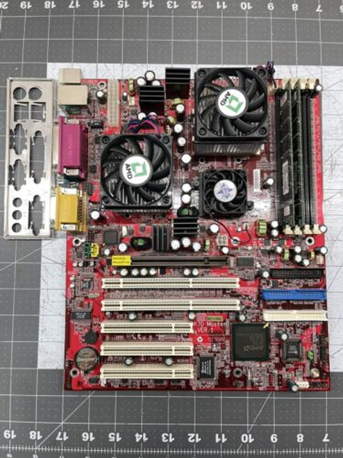 Msi K7D Master Motherboard Dual Socket 462 Atx Amd Athlon 1200 X2 1Gb Ram Shield