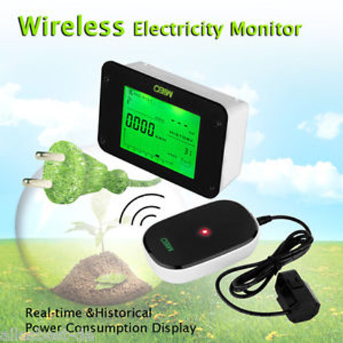 Wireless electricity Energy monitor Home Hause Power Meter Sensor Transmitter