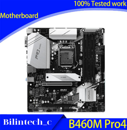 For Asrock B460M Pro4 Motherboard Supports 10900K 10700K 100% Testeded Work