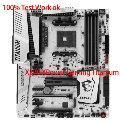 100% Tested Work For Msi X370 Xpower Gaming Titanium Motherboard Ddr4 64Gb