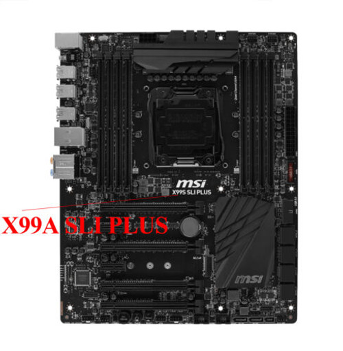 For Msi X99A Sli Plus X99 Motherboard Supports 2011-V3Cpu Ddr4 100% Tested Work