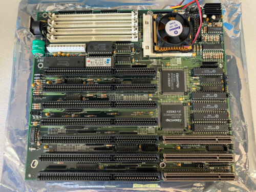 ~ New 486 Dx 100Mhz Socket 3 Motherboard With User'S Manual
