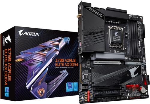 Gigabyte Z790 Aorus Elite Ax Ddr4 (Lga 1700/ Intel Z790/ Atx/ Ddr4/ Quad M.2/ Pc