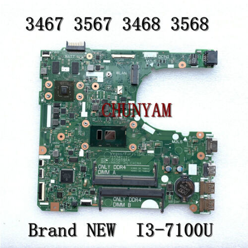 15341-1 Cn-0Jyydd Jyydd I3-7100U Motherboard For Dell Vostro 3467 3567 3468 3568