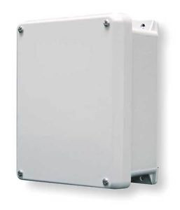 GENERAL ELECTRIC VJ1210W Non-Metallic Enclosure,12 Lx10 Wx4.84 D
