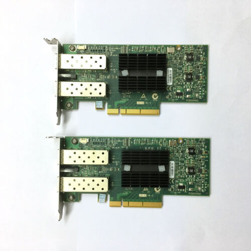 2Pc Ibm 00D9692 Mcx312A-Xcbt Mellanox Connectx-3 Dual Port Gigabit Ethernet Card