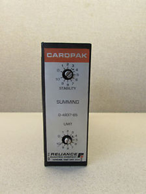 RELIANCE ELECTRIC 0-49017-65 SUMMING CARDPAK REMANUFACTURED 6/91