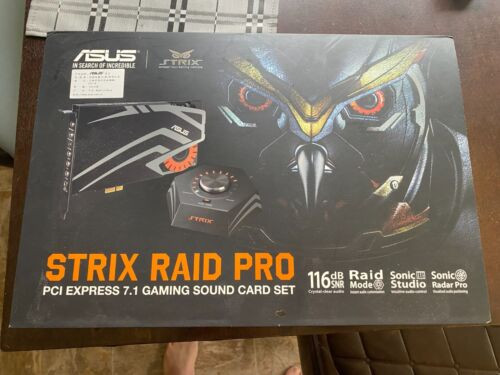 Asus Strix Raid Pro Pci Express 7.1 Gaming Sound Card