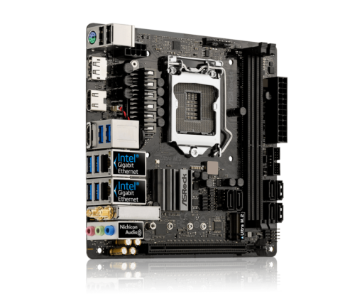 For Asrock Z370M-Itx/Ac Mini-Itx Motherboard Ddr4 Lga1151 Dp Hdmi Dual Gbe Lan