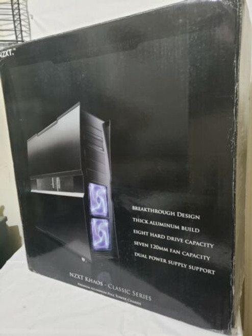 Rare Nzxt Khaos Thick Aluminum Premium Pc Case In Fantastic Shape, Never Used