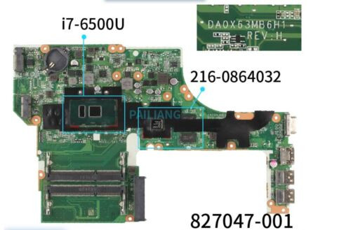 827047-001 For Hp Probook 450 G3 With I7-6500U Laptop Motherboard