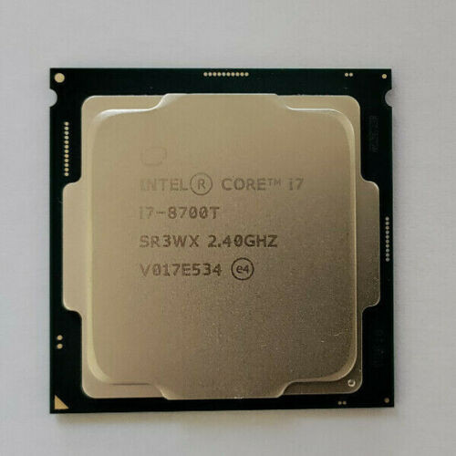New Tray Intel Core I7 8700T 2.40Ghz 12M Cache 6-Core Cpu Processor Lga1151 35W