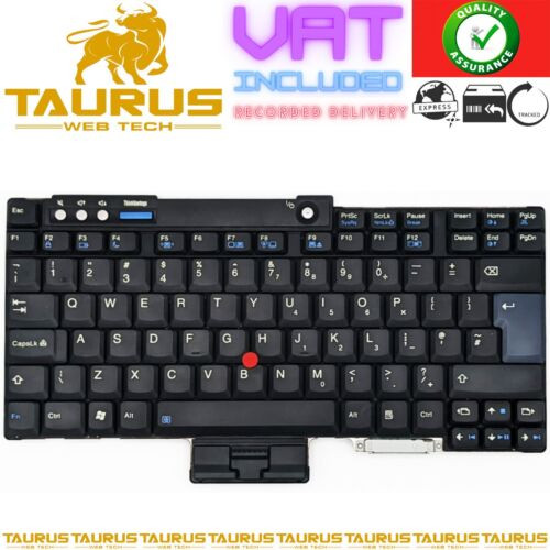 Lenovo Thinkpad T60 T61 R60 R61 400 500 T400 Laptop Keyboard 42T3961 Uk Free P&P
