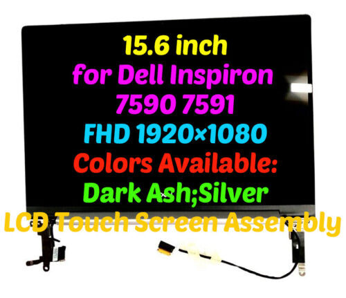 3Vjpt For Dell 15.6" Fhd Silver Touch Screen Assembly I7591-7469Slv-Pus 15 7591