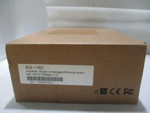 Oring  Ies-1160 16-Port Unmanaged Ethernet Switch W/ 16X10/100Base-T(X)