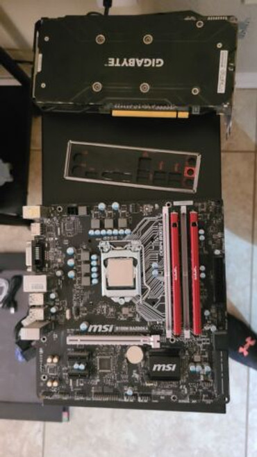 Used Motherboard, Cpu, Ram And Gpu