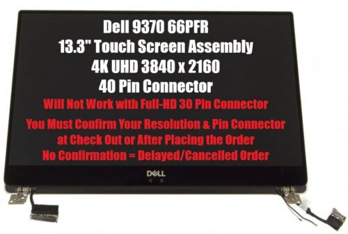 0Nknx B133Zan02.1 Genuine Dell Lcd Display Xps 13 9370 P82G