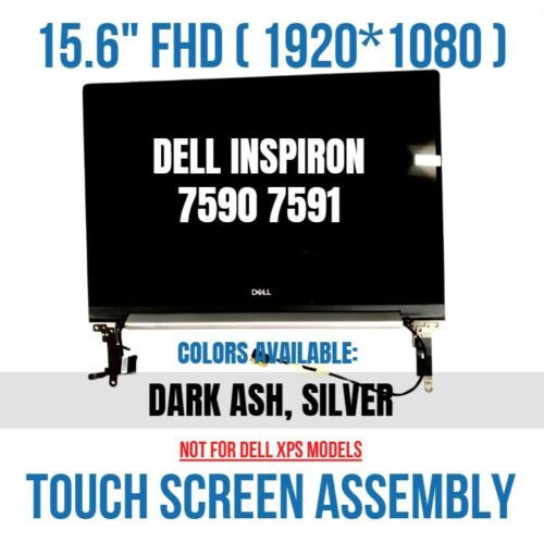 Dell Inspiron 7591 15.6" Genuine Laptop Fhd Lcd Touch Screen Complete Assembly