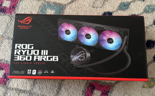 Asus Rog Ryuo Iii 360 Argb Cpu Liquid Cooler Brand New Factory Sealed!